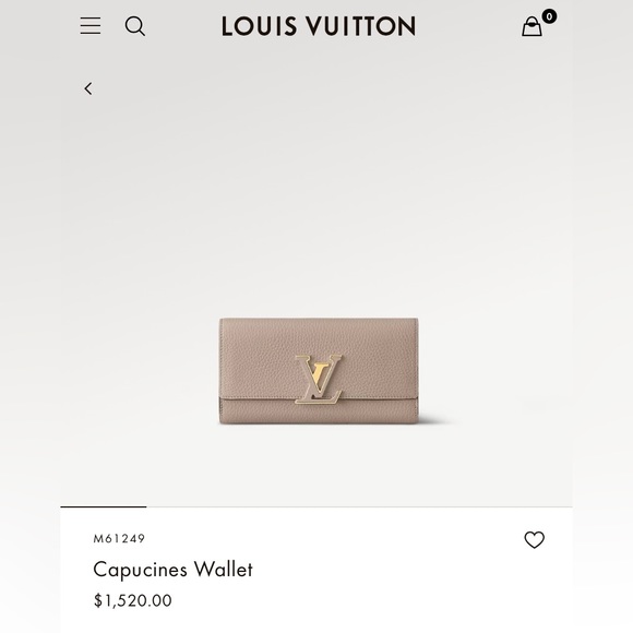 LOUIS VUITTON Capucines Wallet w/ Dust Sleeve - Picture 9 of 9